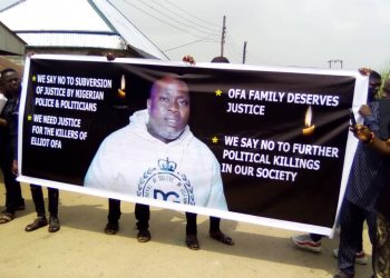 Justice for Elliot Ofa: Youths stage peaceful protest in Oghara