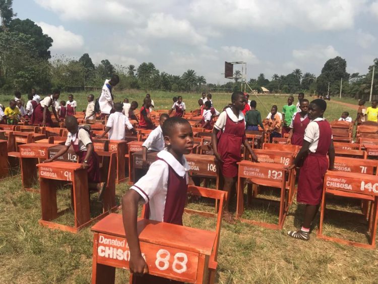 CHS, Igbodo in Delta gets furniture donation from old students