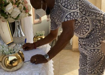 Former Delta Council boss, Ebikeme, pays condolence visit to Okowa over father’s death