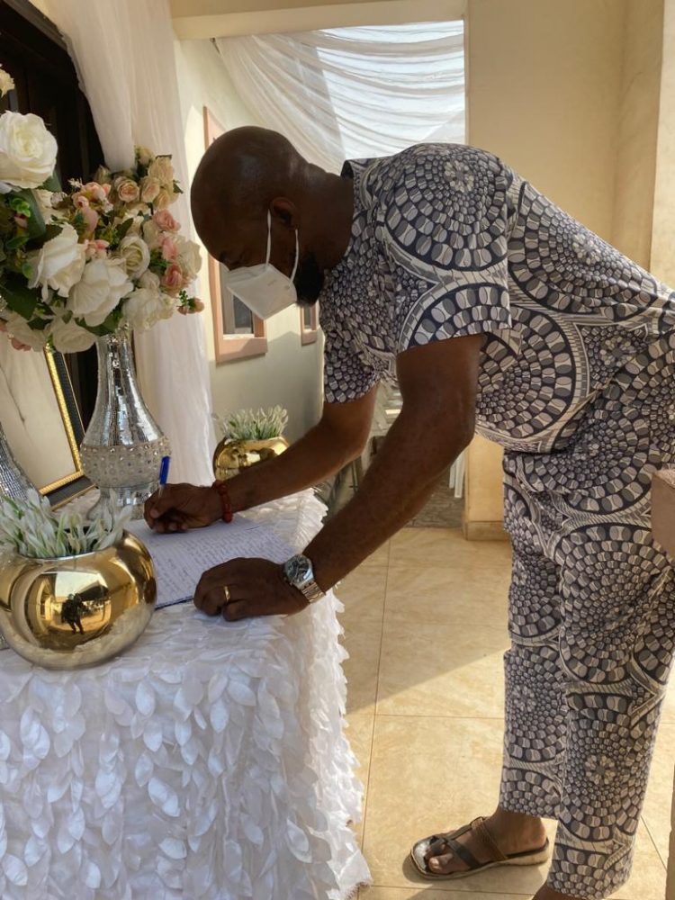 Former Delta Council boss, Ebikeme, pays condolence visit to Okowa over father’s death