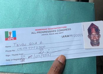 Tinubu corrects date on APC revalidation form