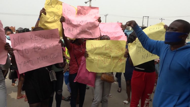 COE students in Warri protest hike in tuition fee, others