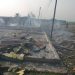 6-room building, church razed, a victim hospitalised in Warri