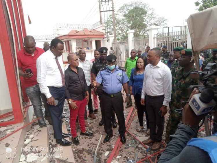UBA Issele-Uku Robbery: Police confirm death of 4 persons as CP visits crime scenes