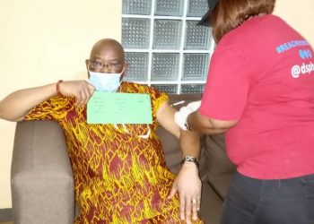 Amori, Onogba, receive COVID-19 vaccine in Delta