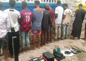 Police special squad in Delta storms criminal hideout at Oghior community, kills 1, arrests 10 suspects