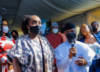 Former Finance Minister, Adeosun, makes public appearance with DashMe Foundation