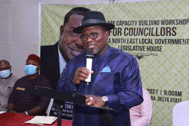 Delta Speaker advocates for sound legislature at local govt as Elekeokuri holds 2-day capacity building workshop for councillors in Ika North East