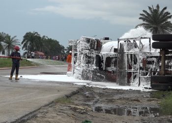 Update: Photos of accident scene of patrol tanker in Delta