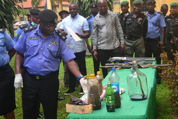 Police in Delta arrest 5 suspected kidnappers, 12 cultists, 3 serial car snatchers