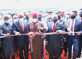 Zenith Bank founder, Jim Ovia donates office, quarters to police in Delta