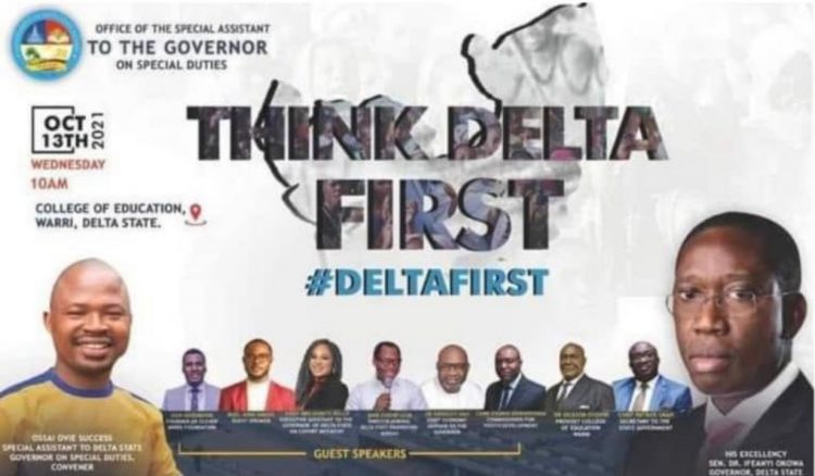 Okowa’s aide, Ossai, to host THINK DELTA FIRST campaign