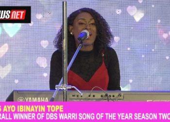 Ayo Tope grabs one million naira as overall winner of DBS Song Of The Year Season Two