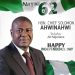 Nigeria At 62: Ahwinahwi congratulates Nigerians, expresses hope for better Nigeria