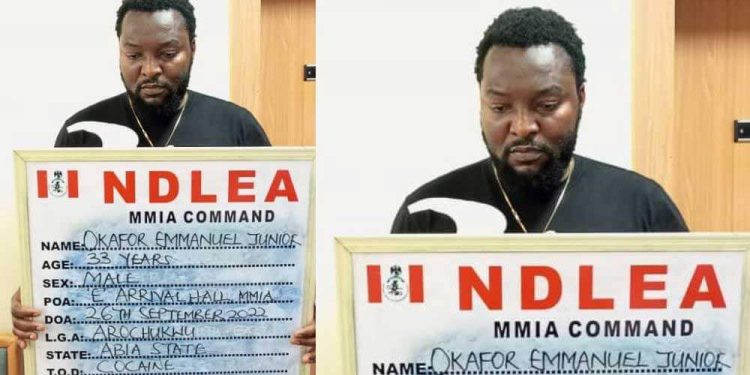 NDLEA arrests ex-player of UNTH Enugu FC for cocaine trafficking