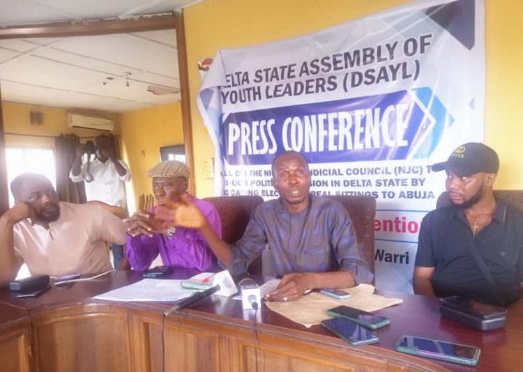 Relocate Delta election appeal cases to Abuja – Delta State Assembly of Youth Leaders urges NJC