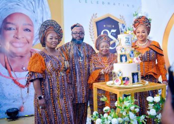 Former Delta Speaker Ochei, Majemite, others celebrate matriarch of Akpedeye family at 85 in Delta