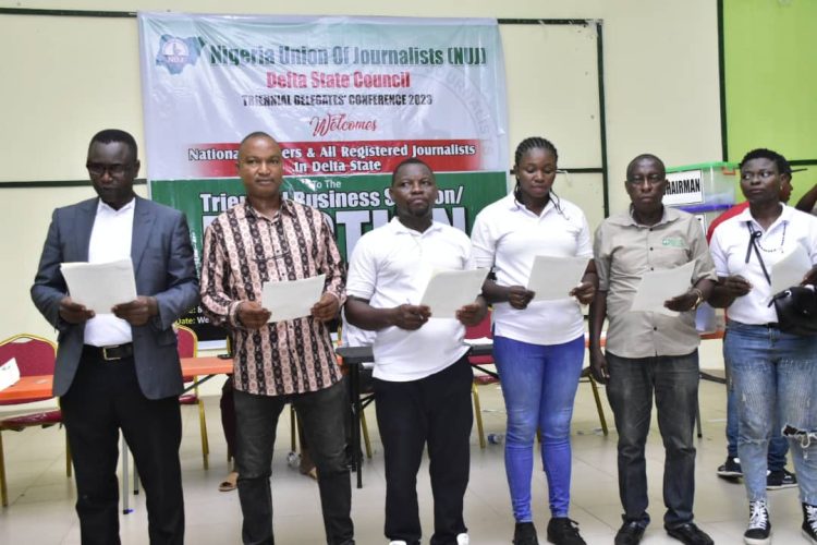 Delta NUJ ‘breaths fresh air’ as Oyowe, Ekwu, others take over leadership
