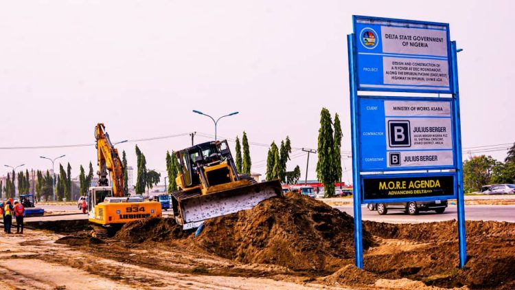 Oborevwori’s MORE Agenda in action as Julius Berger begins work on Warri, Effurun flyovers