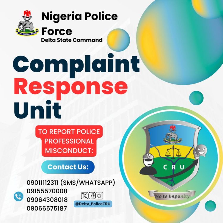 Police Complaints Response Unit opens in Delta to curb excesses of Police officers