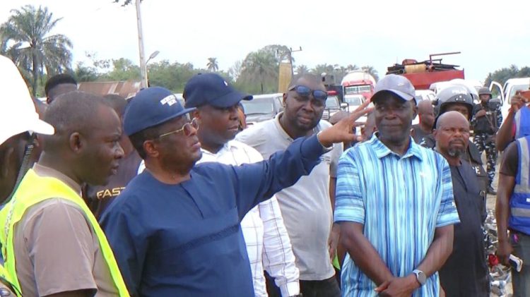 EAST-WEST ROAD: Umahi inspects remedial works in Delta, commends Trutech Ltd, directs issuance of notice of contract termination to Geld Construction Ltd