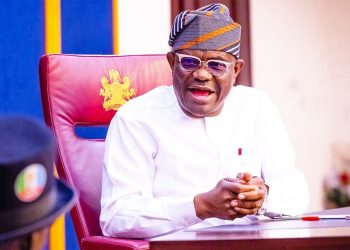 Wike beams with smiles as National PDP Caucus approves Damagum’s stay in office