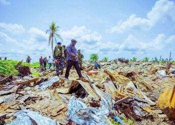 Oborevwori visits Okuama 24hrs after release of Delta monarch