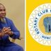 Rtn. Samuel Adjogbe puts smiles on five members of Rotary Club of Evwreni