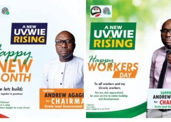 Uvwie Council chairmanship aspirant, Andrew Agagbo celebrates workers, commends resourceful workforce in Uvwie LGA