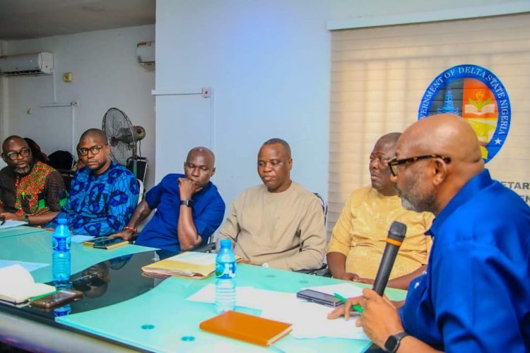 Delta SSG tasks members, LGA Coordinators of subsidy palliatives on effective distribution