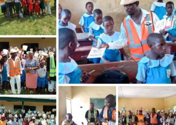 POOF Foundation distributes educational materials to schools, light up Police Command, Division in Ughelli North
