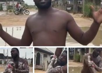 DEPLORABLE ROAD: Oborevwori did not order arrest of Sapele resident for bathing in dirty road water – Oghenesivbe