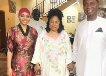 Former Nigeria’s First Lady, Patience Jonathan pays friendly visit to Senator Ned Nwoko in Abuja