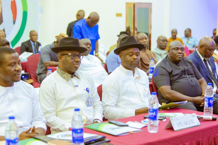 Bayelsa lawmakers converge in Asaba, align with Delta counterparts in engendering governance