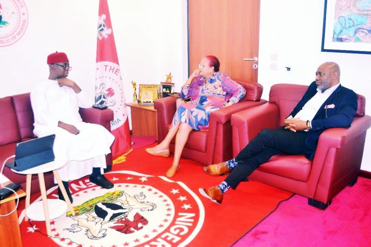 Senator Nwoko meets St. Kitts Envoy, advocates for stronger reparations agenda