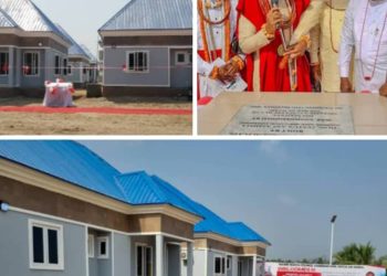 Olu of Warri inaugurates housing project, Ashima urges beneficiaries to protect property