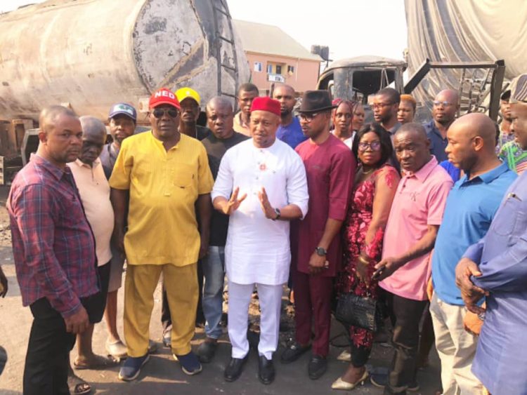 Ned Nwoko offers assistance to victims’ families of Agbor tanker explosion