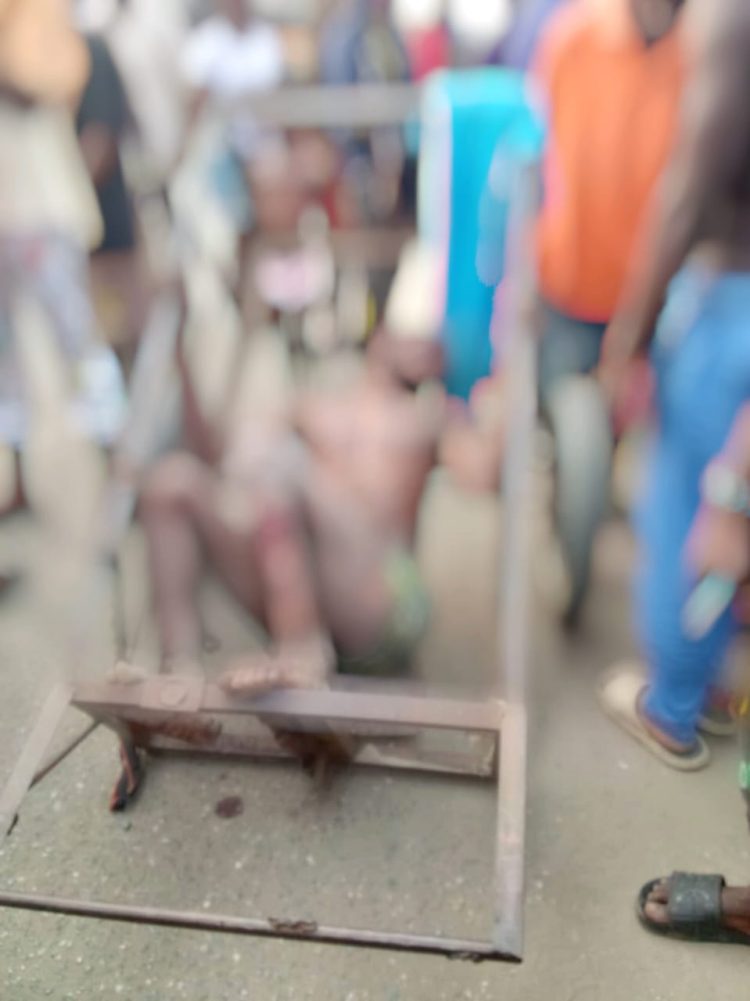Suspected thief escapes lynching for shoplifting in Udu Delta State