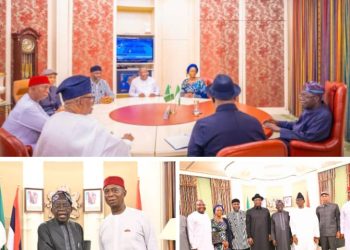 DELTA APC UNITY: Keyamo, Nwoko, Sobotie, Joel-Onowakpo, Dafinone, Waive, Okotete meet President Tinubu