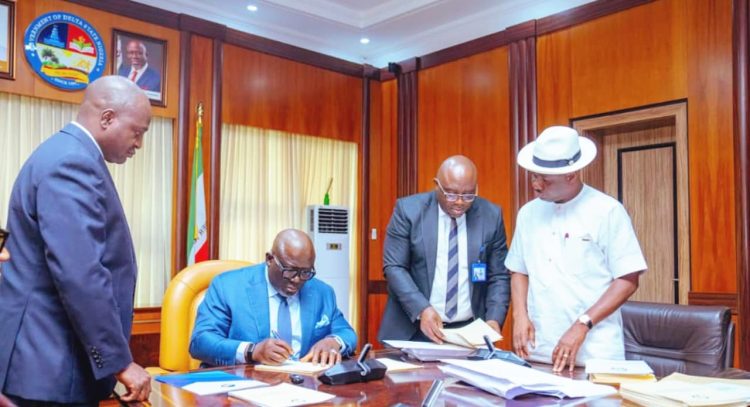 Delta Assembly’s Legislative Excellence: Guwor’s Leadership Towers As Oborevwori Assents 7 Bills