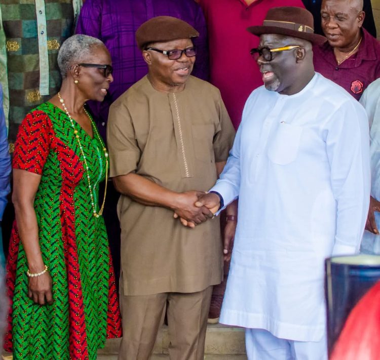 Oborevwori visits Uduaghan after dumping PDP for APC