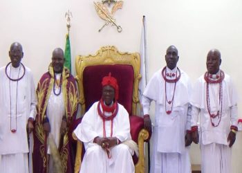 Ovie of Uvwie Kingdom receives Onu Igala, Delta State, Oga-ata, restates hospitable nature of Uvwie people