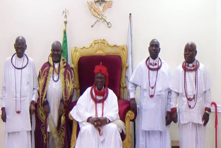 Ovie of Uvwie Kingdom receives Onu Igala, Delta State, Oga-ata, restates hospitable nature of Uvwie people