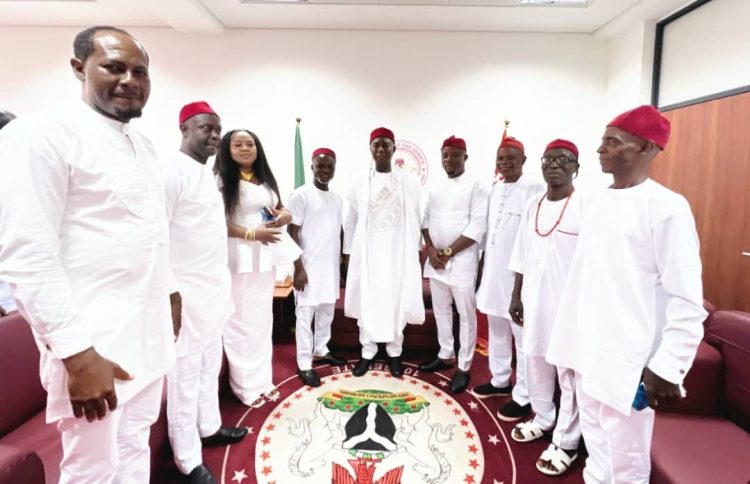 Former Aniocha South Councillors storm National Assembly in solidarity with Senator Ned Nwoko