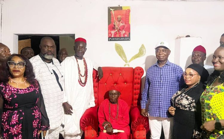 Obi of Issele-Mkpitime commends Senator Ned Nwoko for ongoing community projects