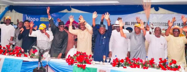 Delta Central APC Unity Meeting: Keyamo, Amori, Emerhor, Dafinone, Sobotie, others close ranks, adopt Tinubu, Oborevwori for 2027 polls