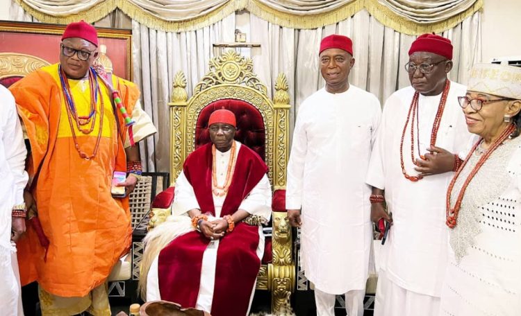 Senator Nwoko reveals Technical Committee for Anioma State creation, gets commendation from Asagba of Asaba for legislative impact