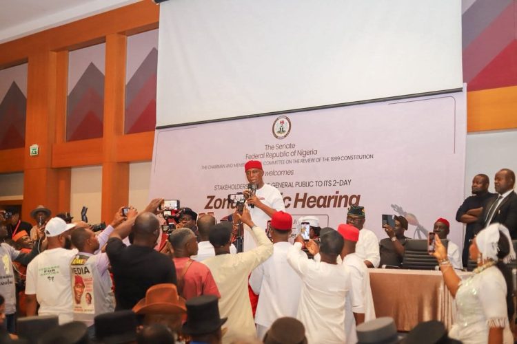 Senator Nwoko Refutes Allegation of Abandoning Anioma Delegates at Constitution Review Hearing