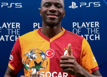 Osimhen Fires Galatasaray Past Liverpool, Wins Man Of The Match Award