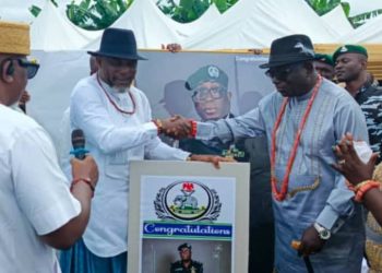 Oborevwori Congratulates CP Victor Erivwode at Eku Reception, Urges Him to Aim Higher in Police Service
